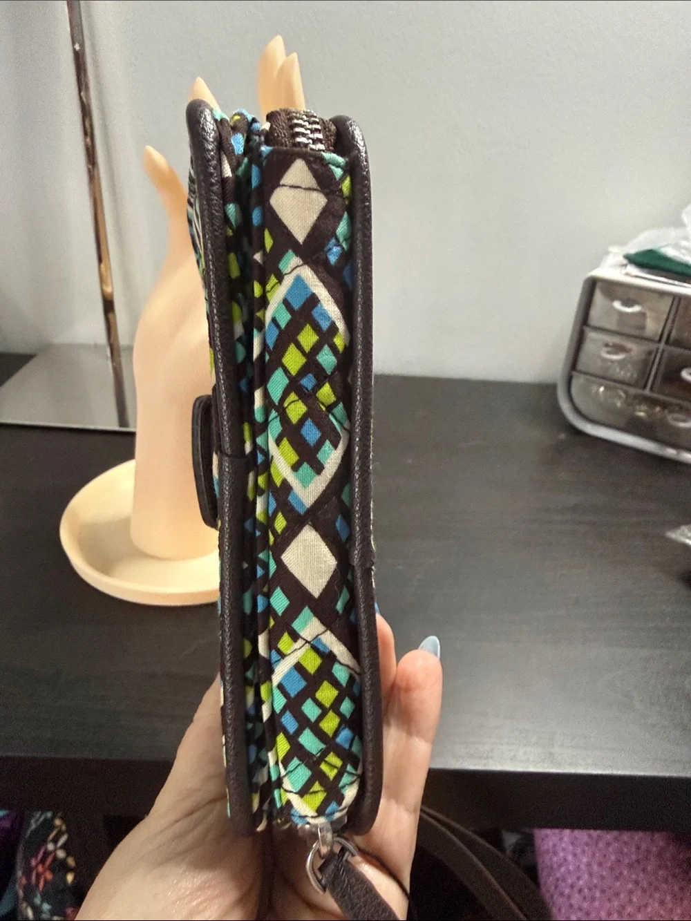 Vera Bradley compact wristlet