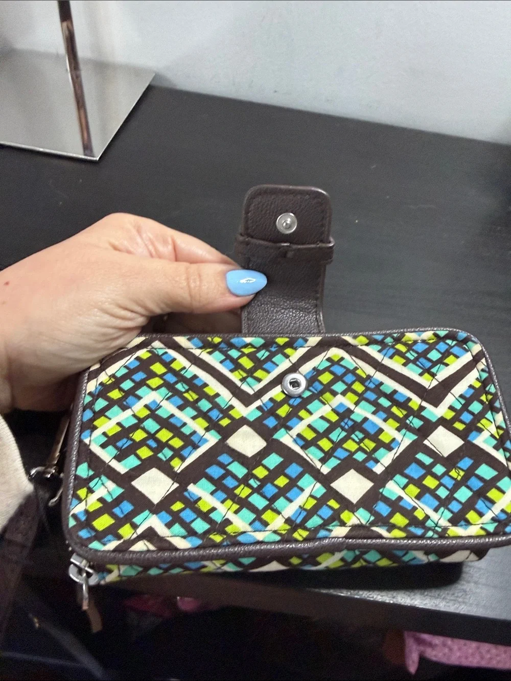 Vera Bradley compact wristlet