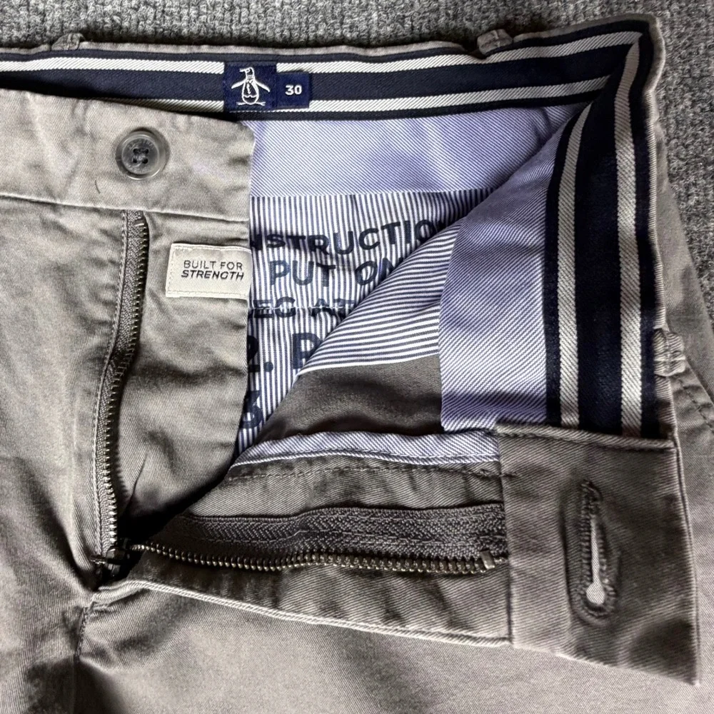 Original Penguin fly waistband