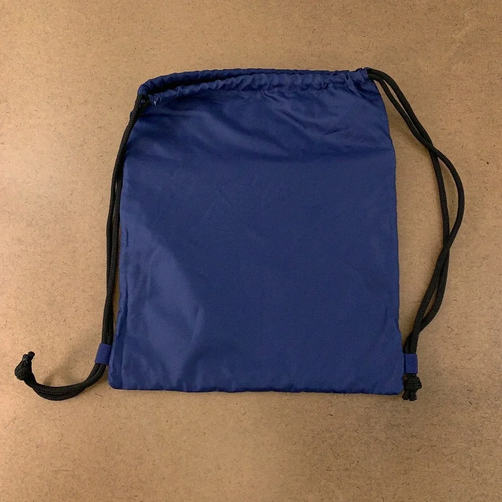 Reebok One Size Navy Blue Gym Sackpack Drawstring Bag NWOT
