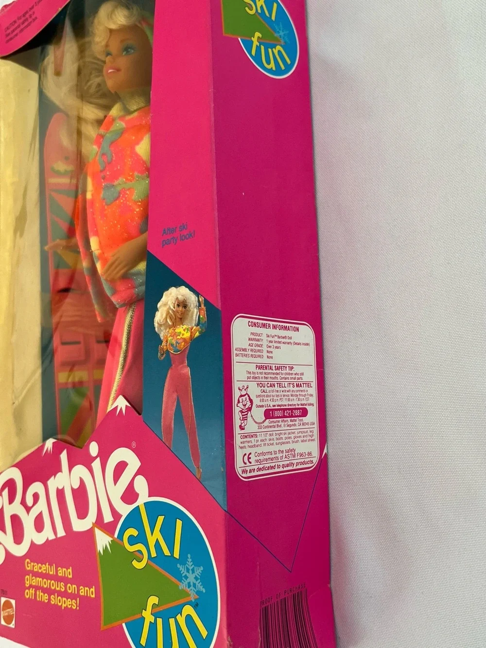 Barbie box never