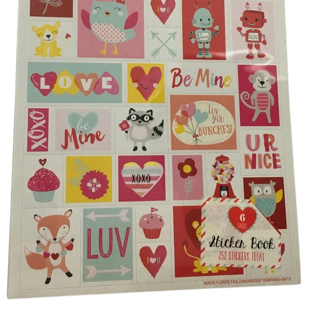 Target valentine’s stickers