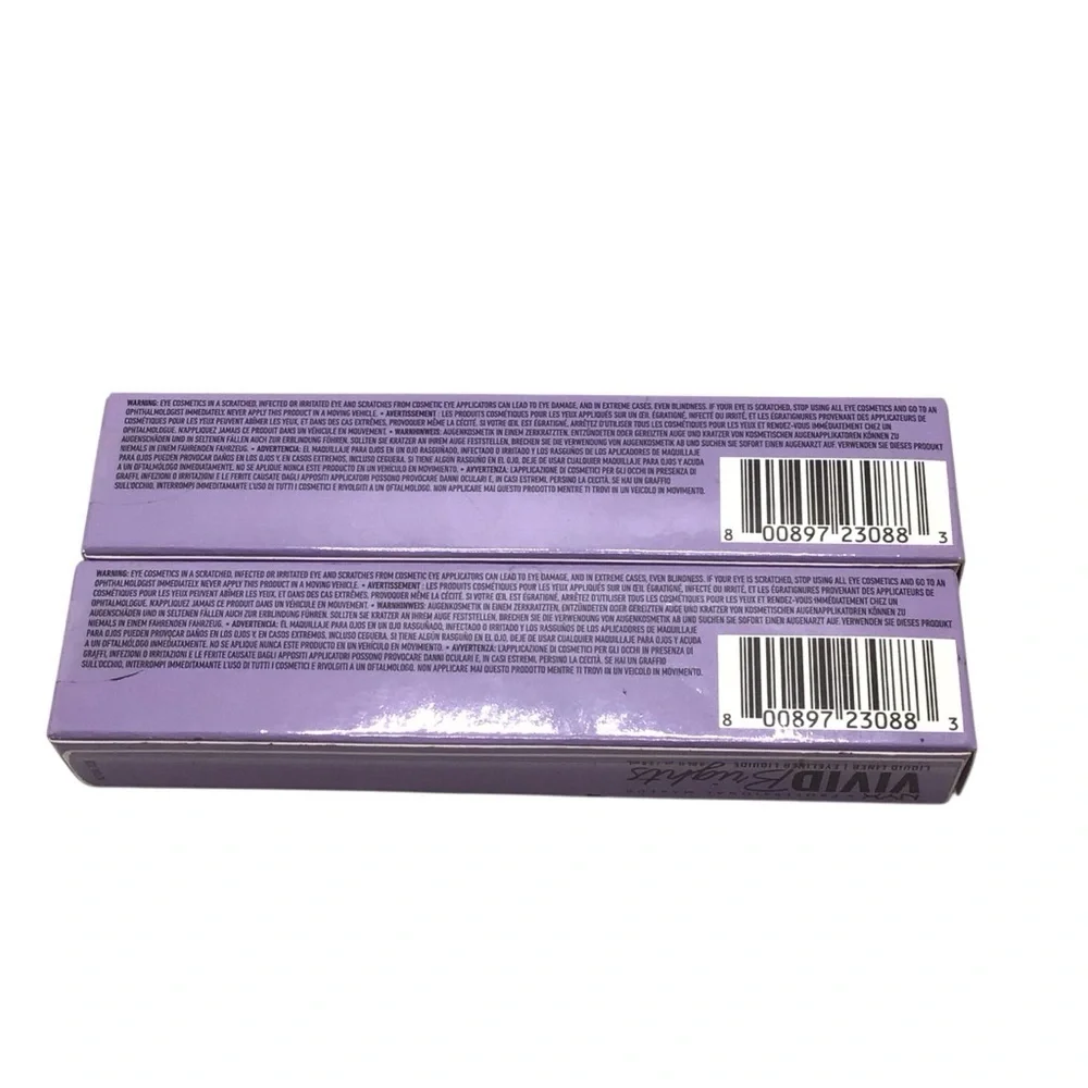 (2)-NYX PROFESSIONAL MAKEUP Vivid Brights Liquid Eyeliner Liner - 07 LILAC LINK