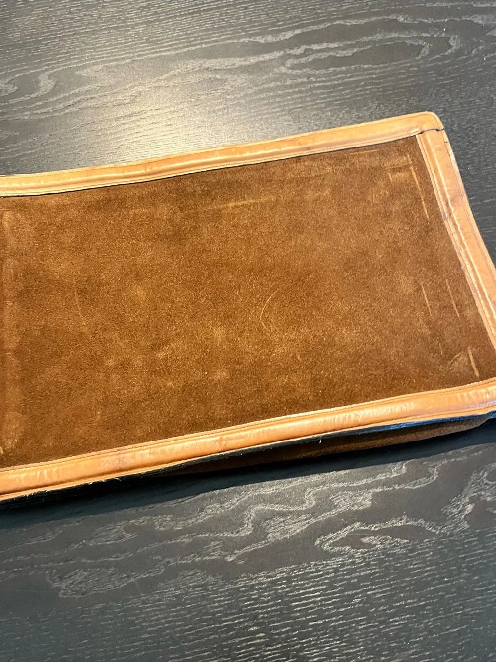Vintage soft suede