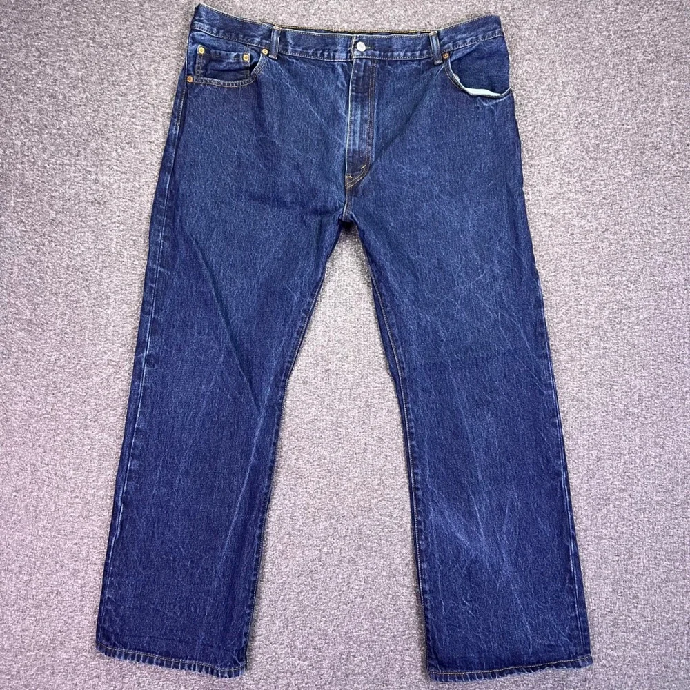 Levis 517 Jeans Mens 41x30 Dark Indigo Bootcut Denim Western Workwear Cowboy