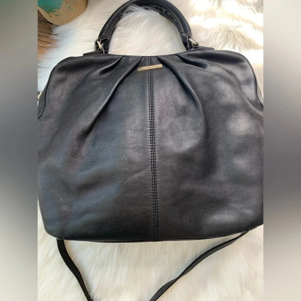 kate spade black leather