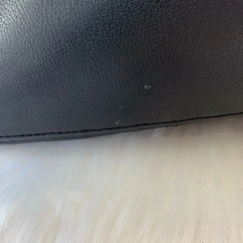 kate spade black leather