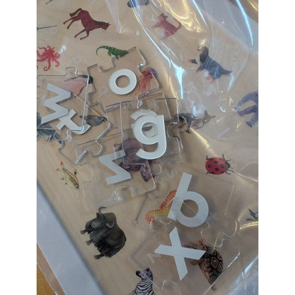 Lovevery letter sounds animal puzzle Storyteller phonics Alphabet Multicolor
