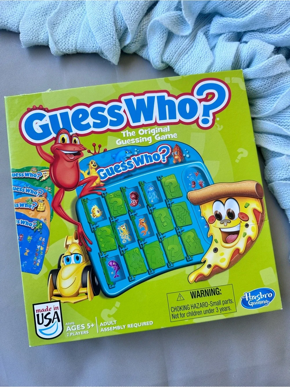 Hasbro Guess Who? Board Game - Green and Blue