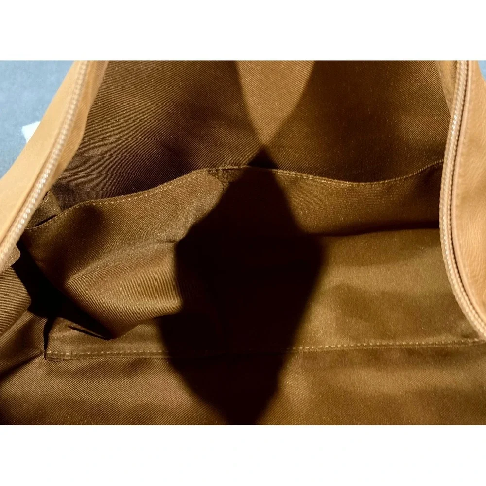 Universal Thread Duffle Bag Brown Pebbled Leather, Pockets Weekender Bag