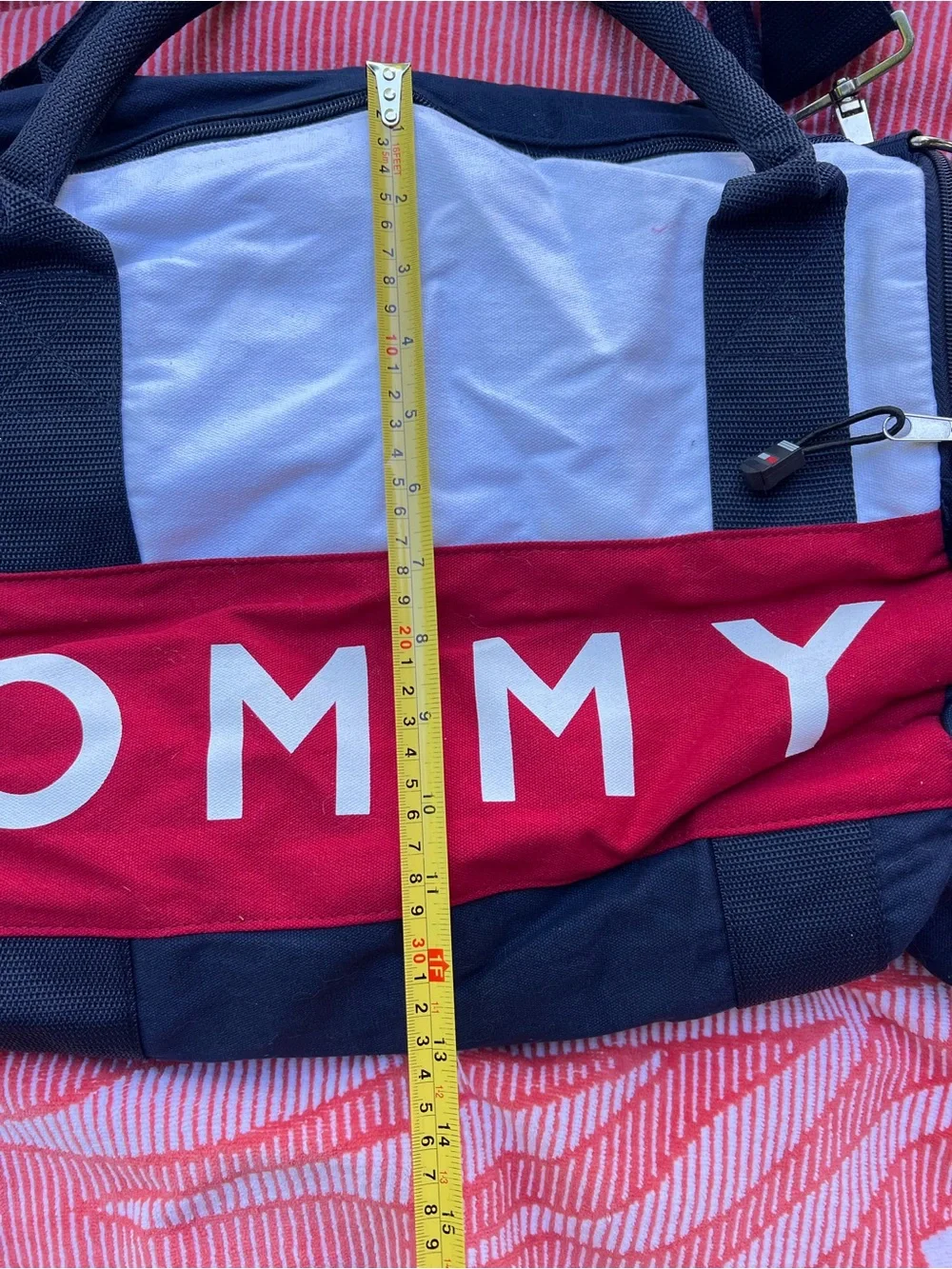 Large Tommy Hilfiger Duffel Bag With Shoulder Strap