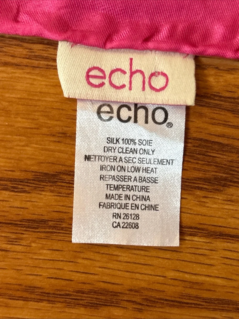 Echo 100% silk