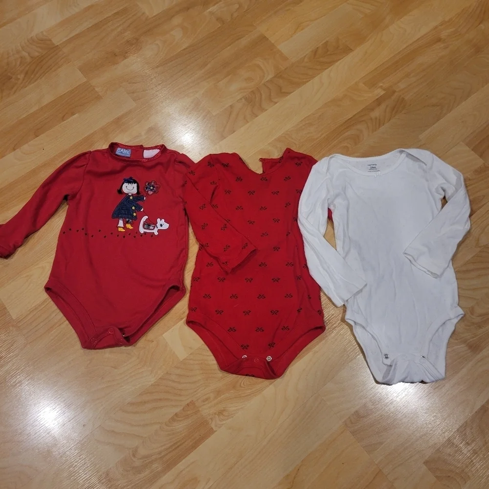 Long Sleeve Onesie Bundle Size 24 Months