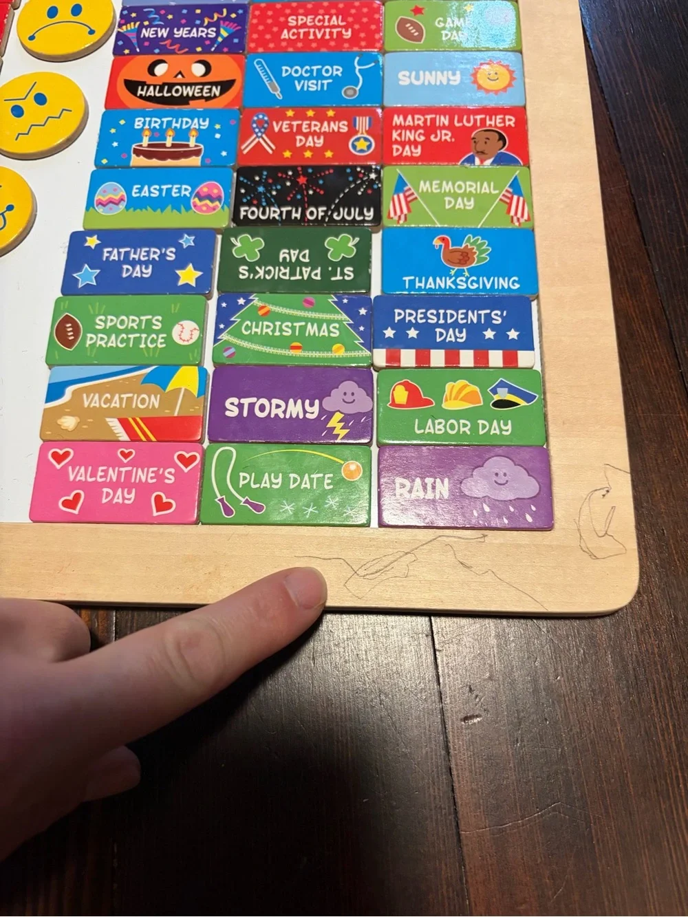 Melissa & Doug My Daily Calendar - Preschool Educational Calendar days, weather