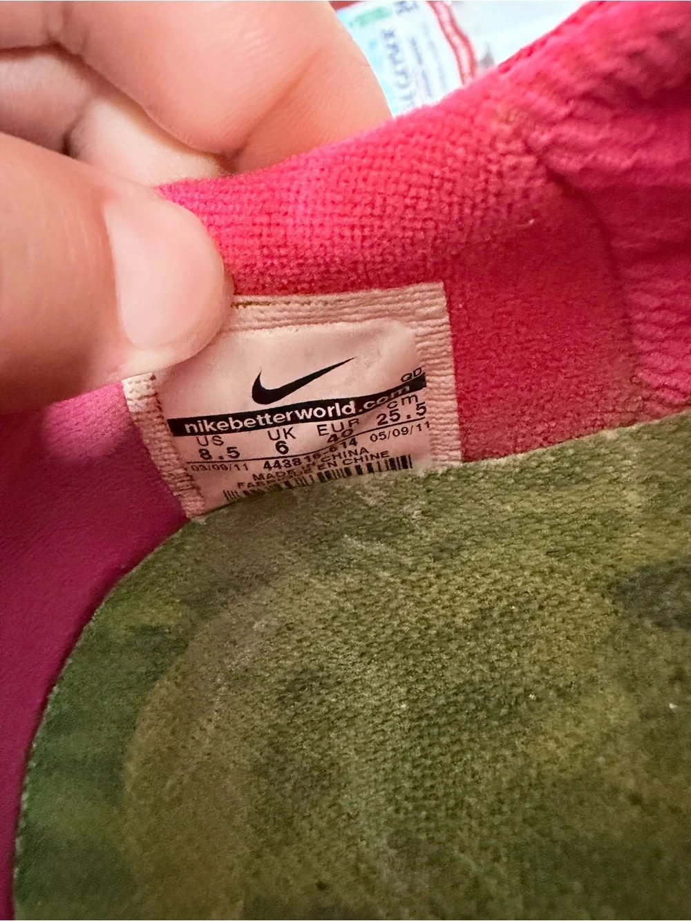 Nike clean make size