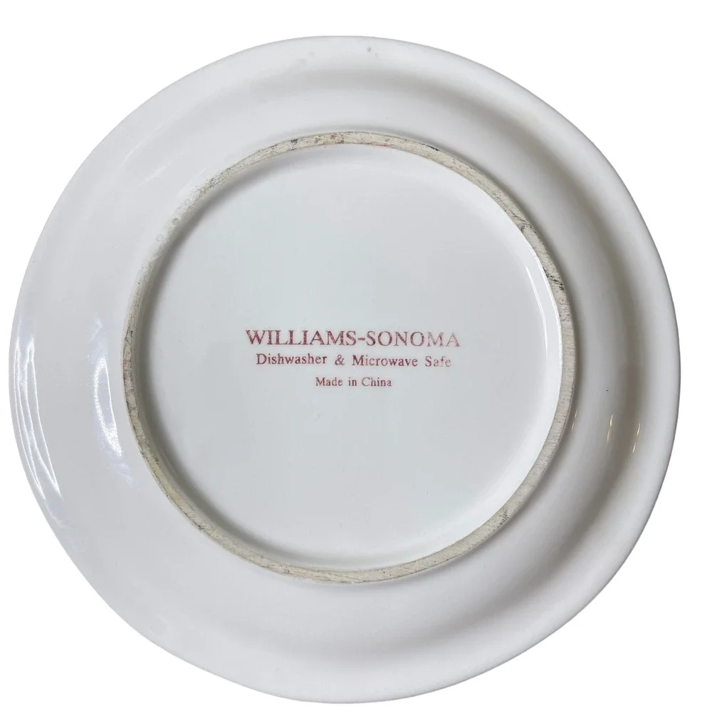 Williams-Sonoma Holiday Beverage Irish Coffee Plate‎ Saucer 6.5