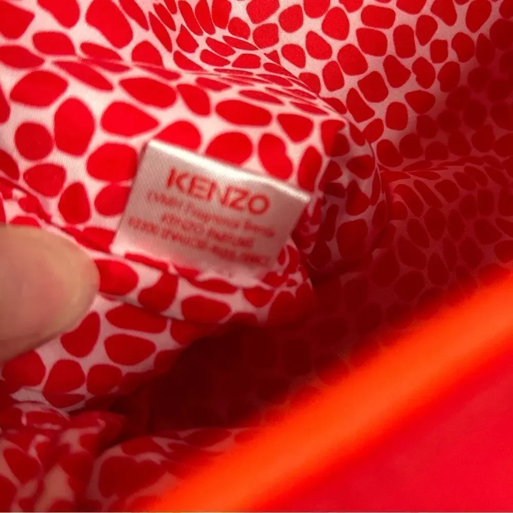 Kenzo red rubber