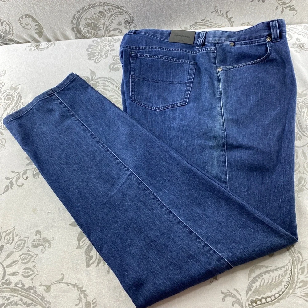 ERMENEGILDO ZEGNA COTTON‎ & SILK JEANS 42 X 35 MADE in ITALY