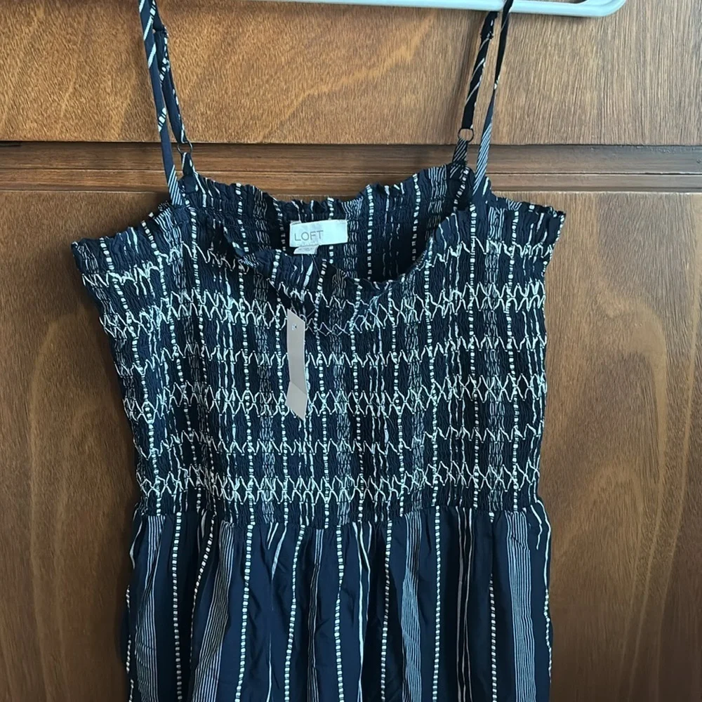 LOFT smocked strappy
