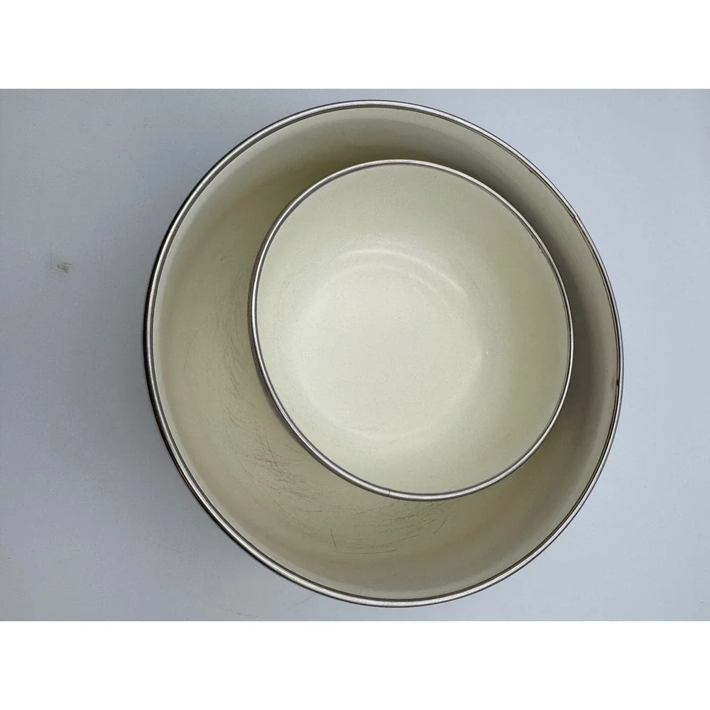 Cornucopia vintage enamel
