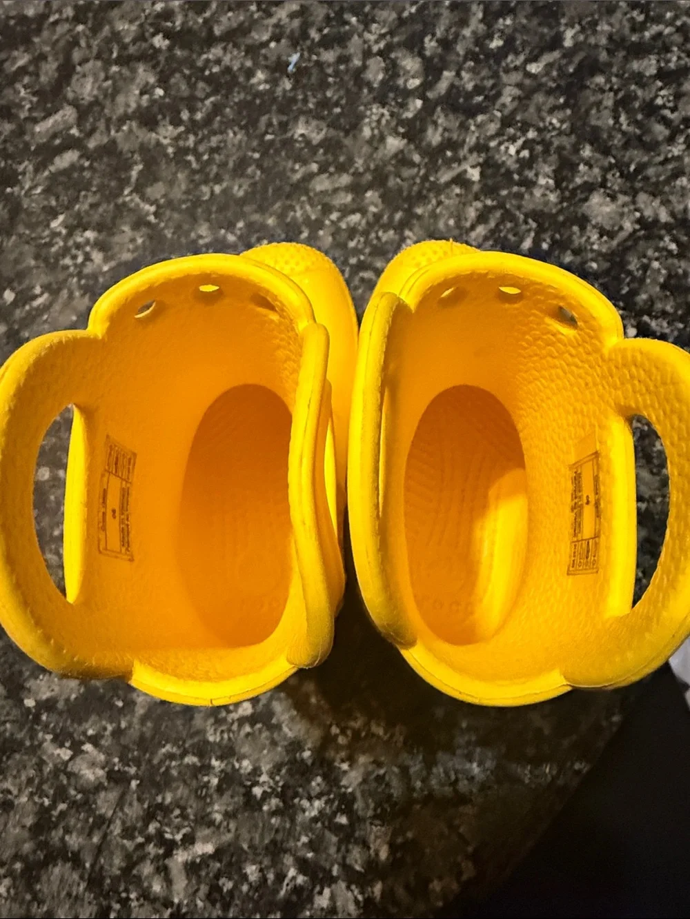 CROCS bright yellow
