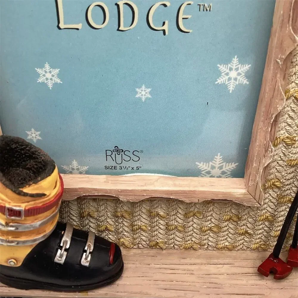 3D Ski Theme‎ Picture Frame 3.5x5