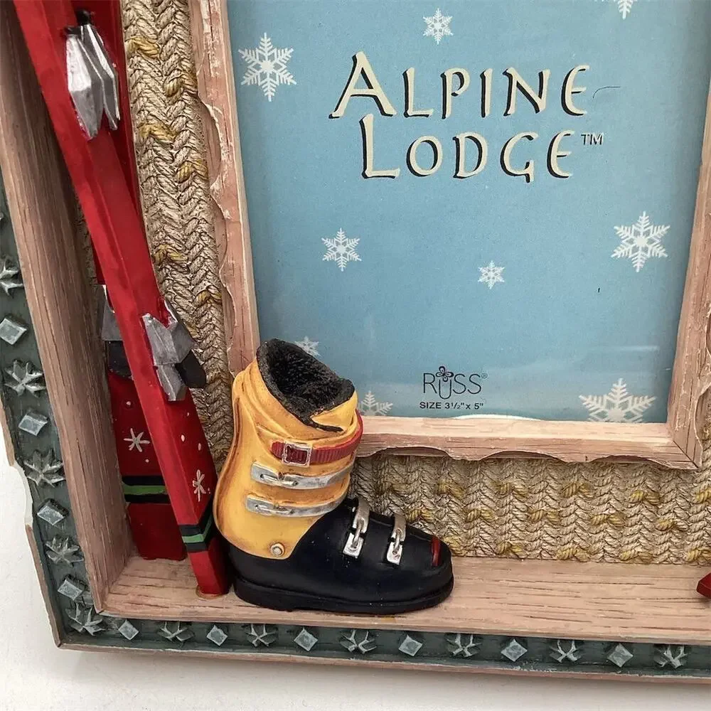 3D Ski Theme‎ Picture Frame 3.5x5