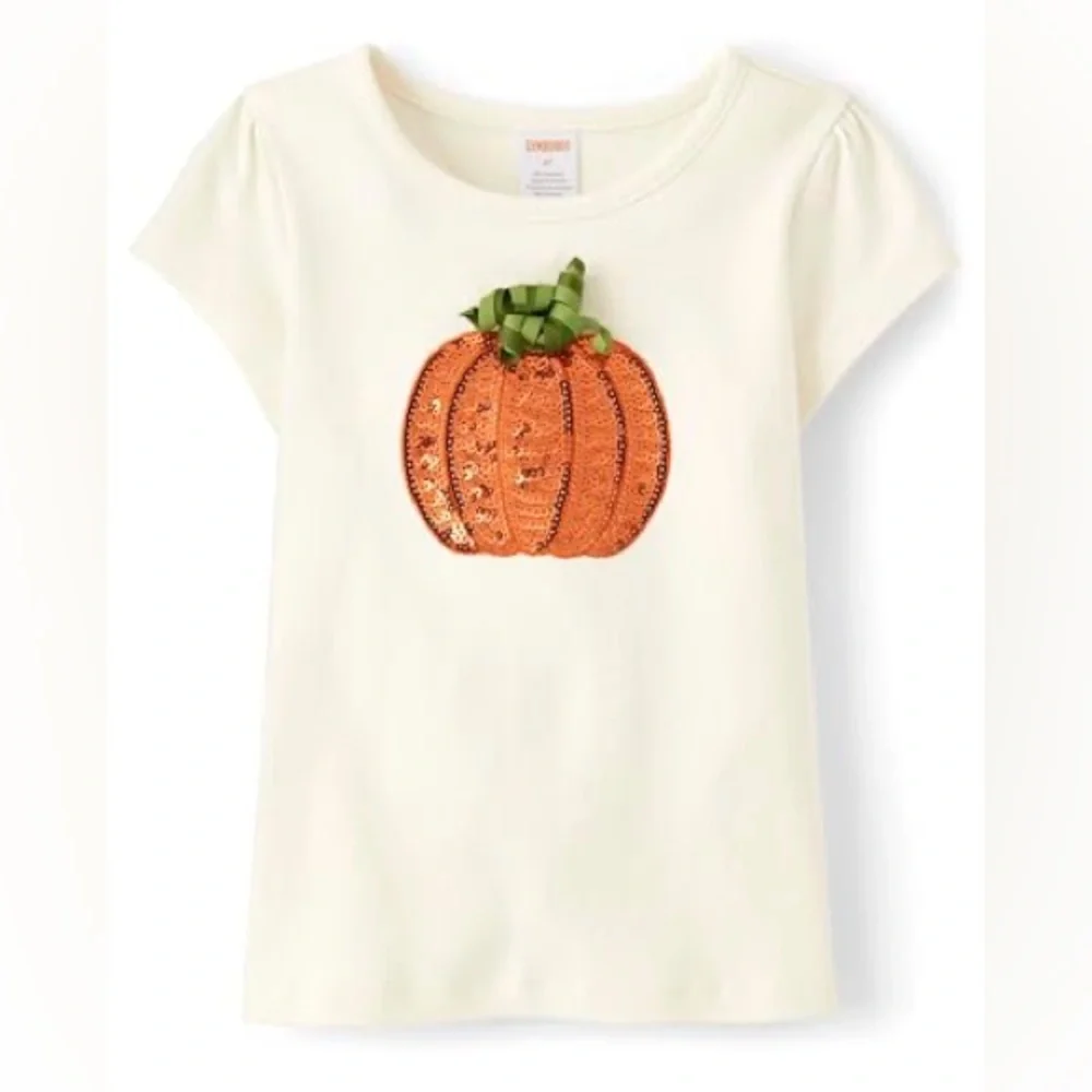 Gymboree Pumpkin‎ Top 3T | Fall Cottagecore Autumn Halloween