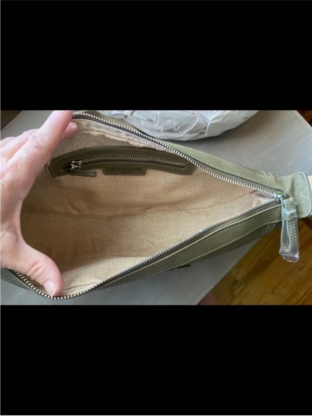 True Religion hobo imported flap