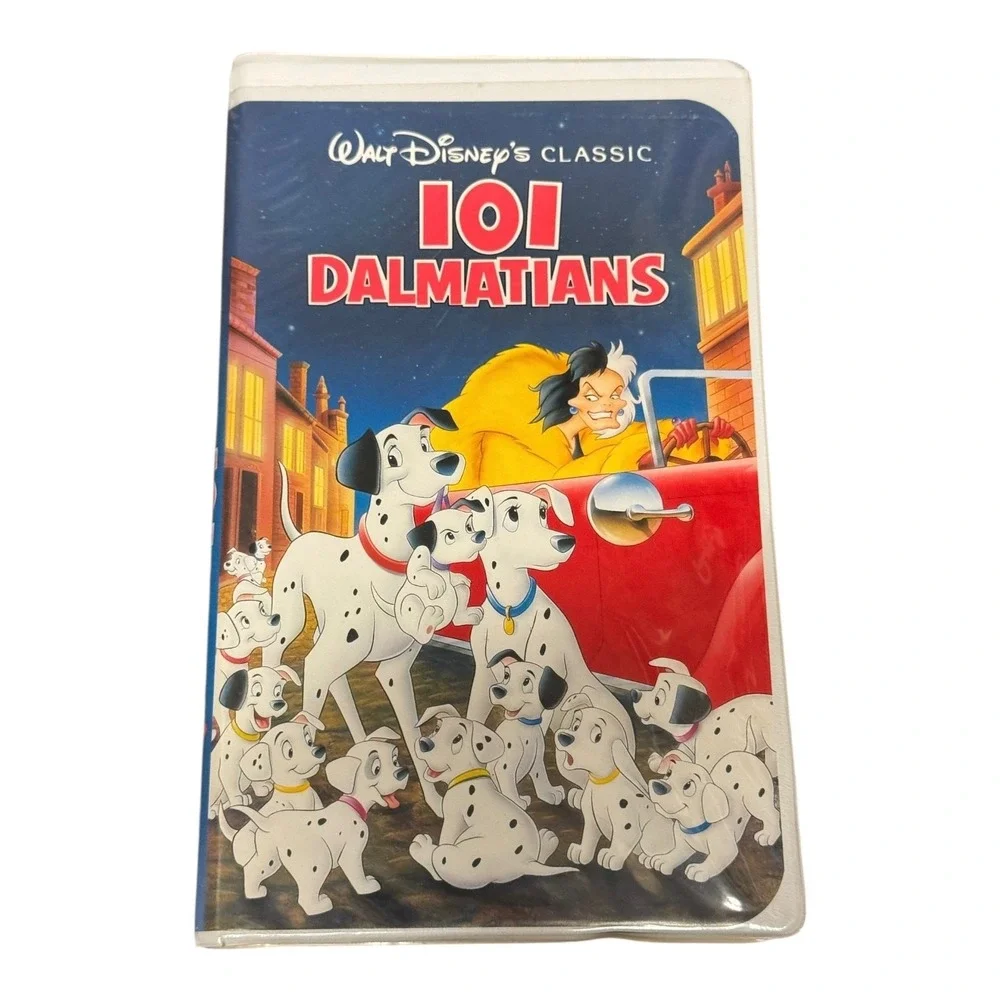 101 Dalmatians (VHS, 1992) Disney Clamshell‎