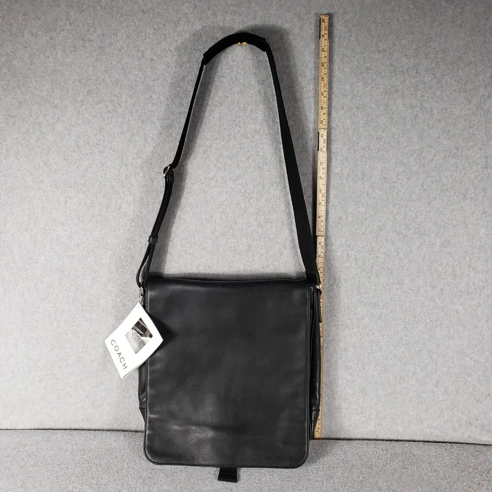 Coach black leather