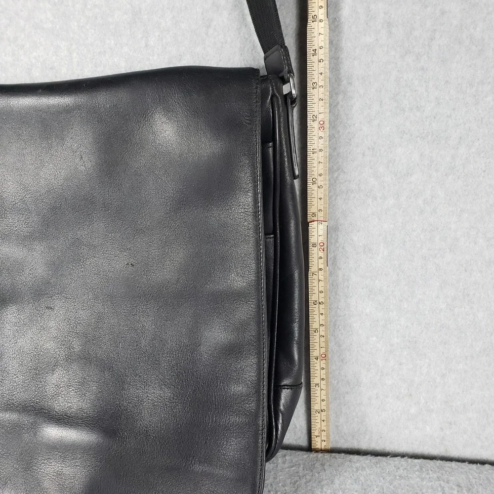 Coach black leather