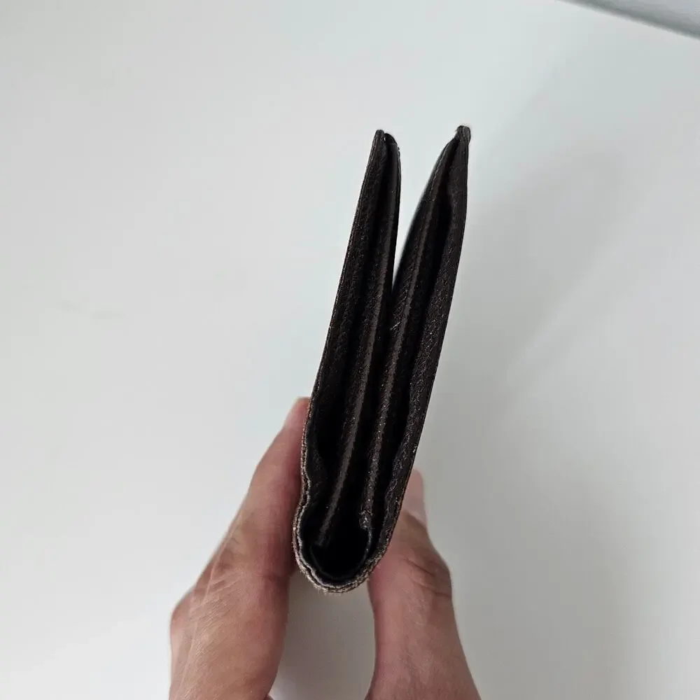 LV Louis Vuitton Damier Ebene Marco Bifold men Wallet