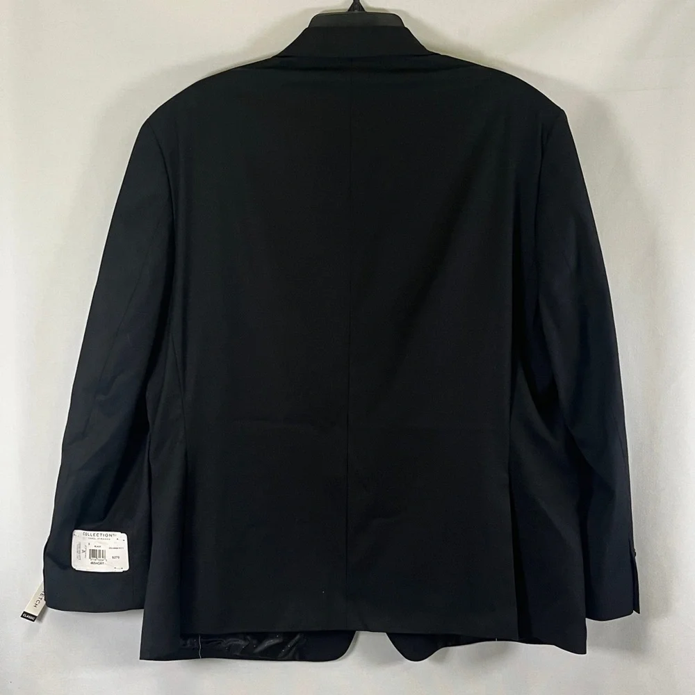 Michael Strahan Black Classic Fit Stretch Blazer 46S NWT