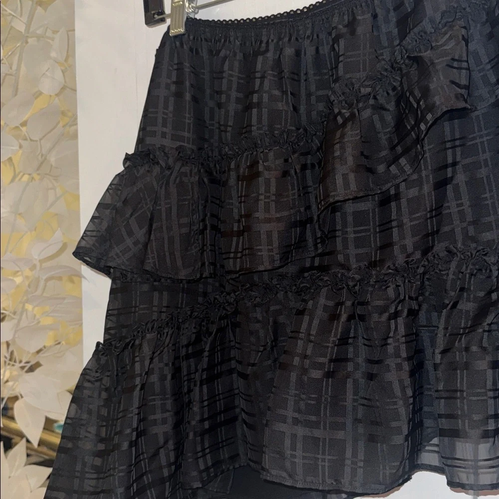 Anthropologie tiered black