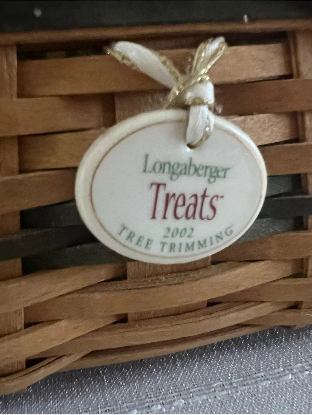 Longaberger tag detail