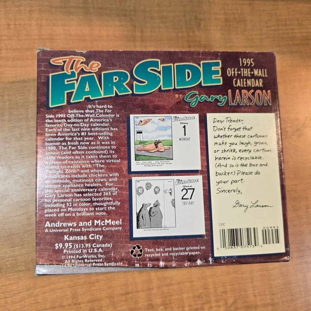 The Far Side 1995 vintage