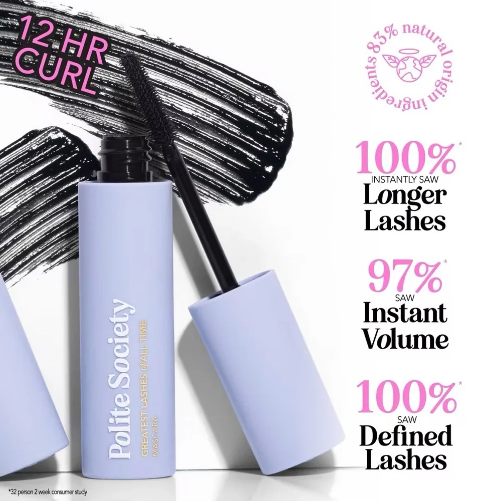 Polite Society weighing mascara 💫