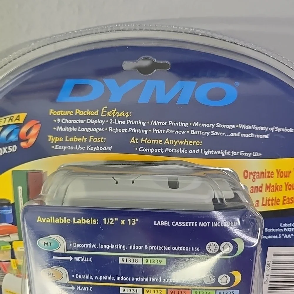 Dymo nib letratag
