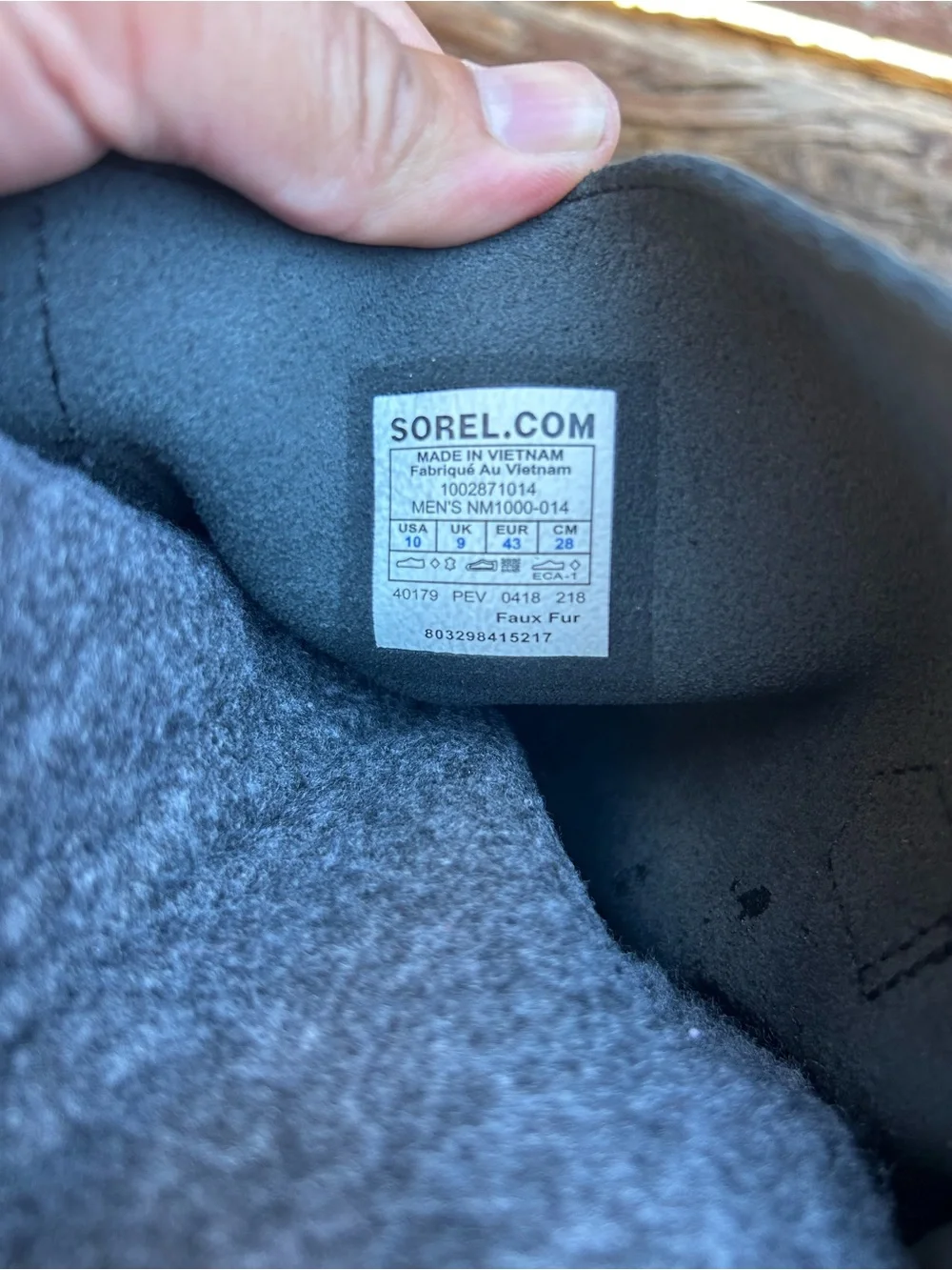 Sorel waterproof caribou