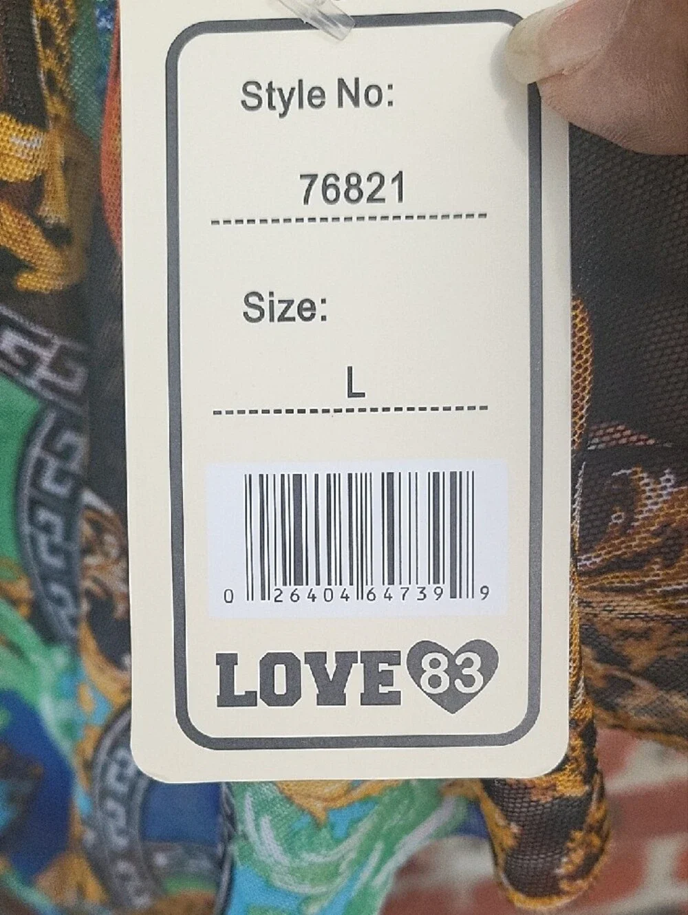 love 83 bright multicolored