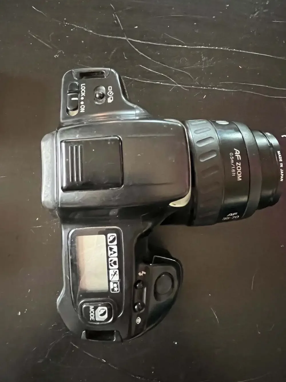 Minolta Maxxum 300si 35mm SLR Film Camera W/35-70 AF Zoom Not Tested