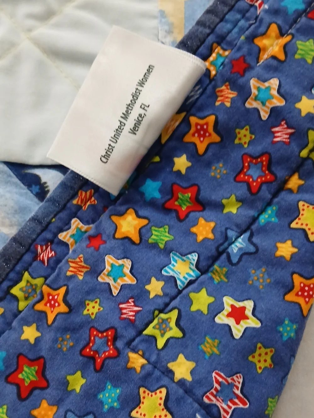 Homemade Celestial Mini Quilt