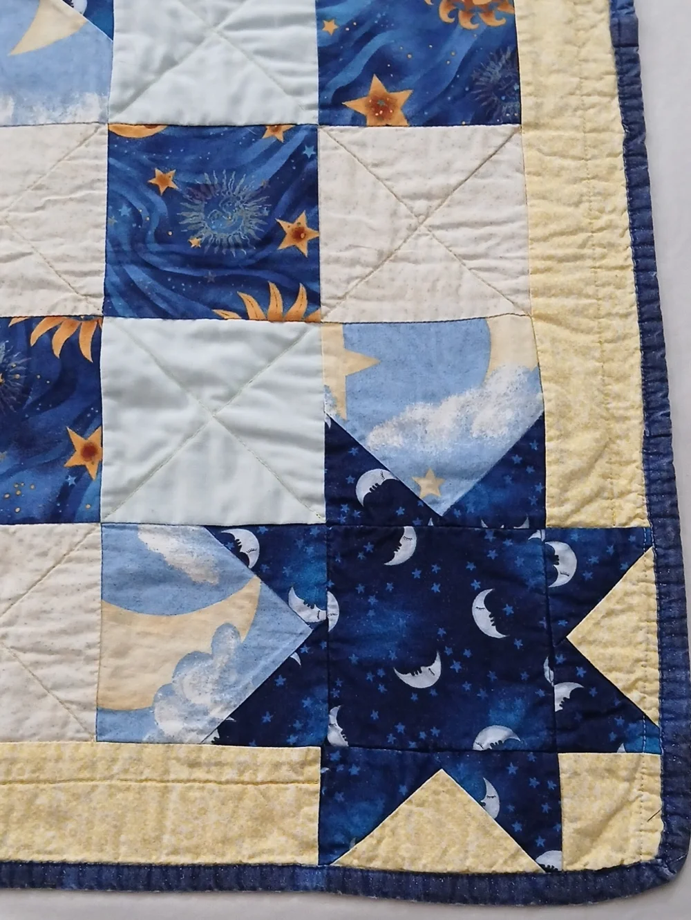 Homemade Celestial Mini Quilt