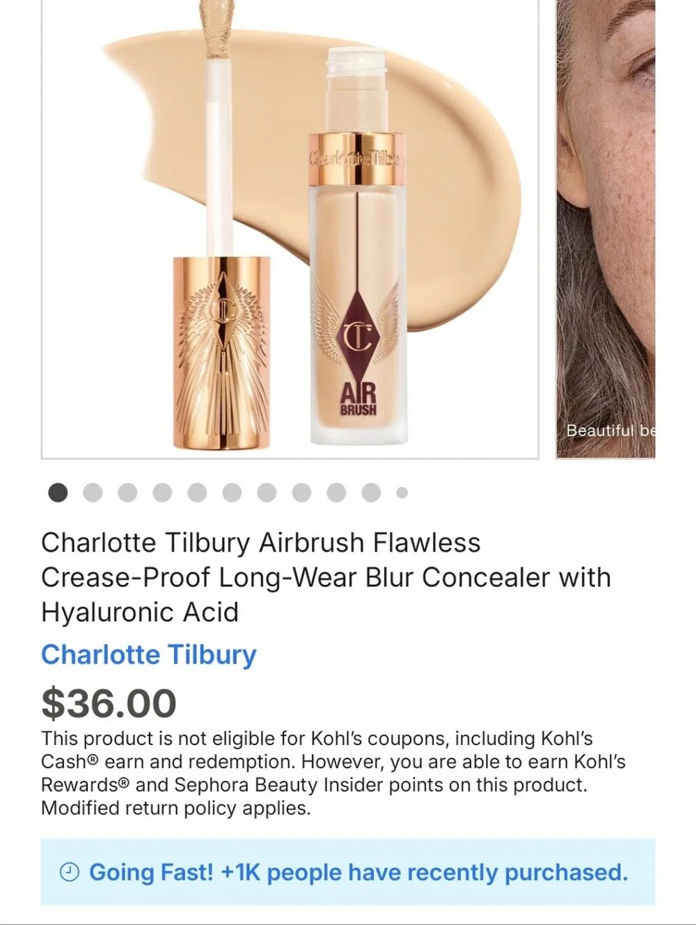 Charlotte Tilbury lightweight liquid