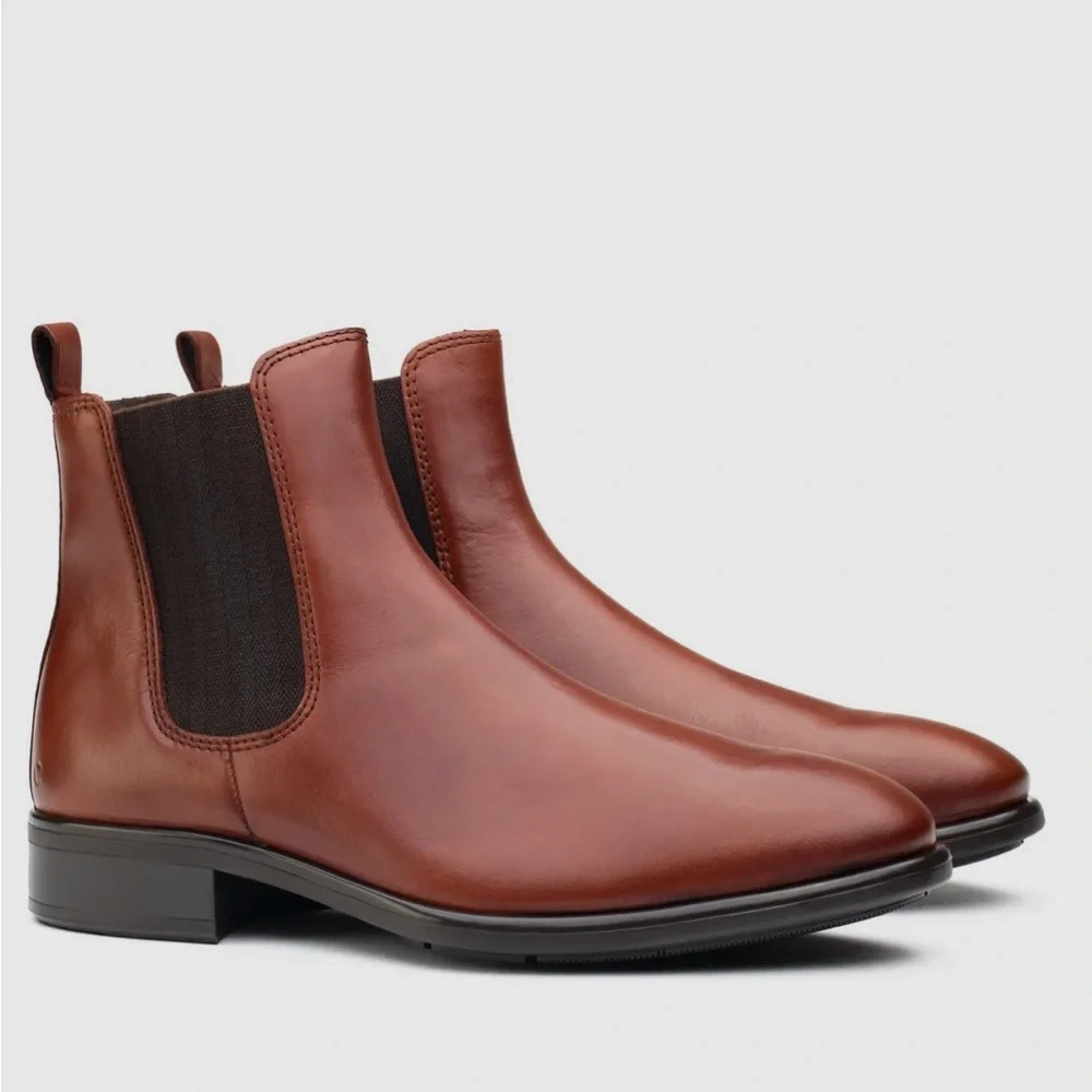 Ecco herringbone boots