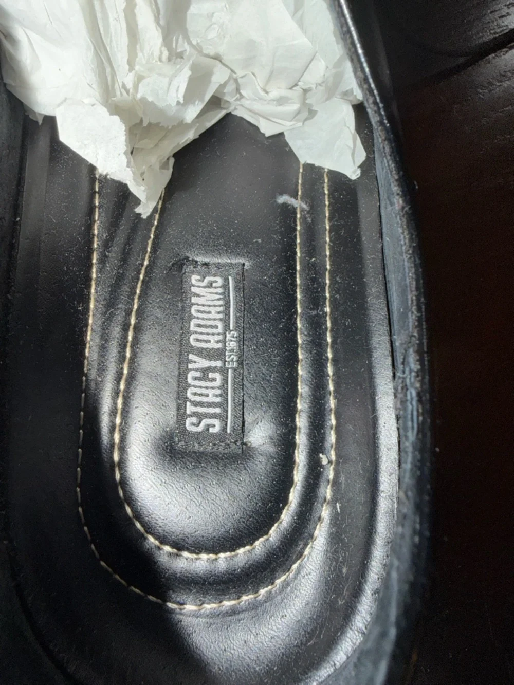Stacy Adams polished black
