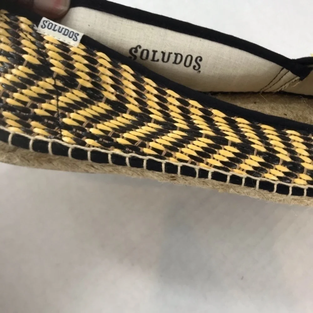 Soludos woven raffia