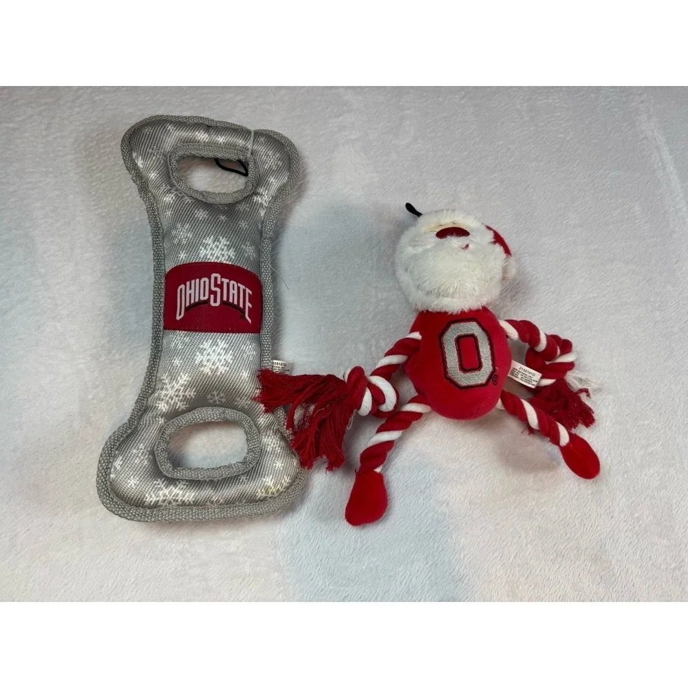 Lot Of‎ Dog Toys Ohio State Christmas