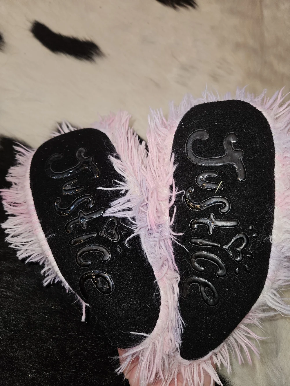 Justice fluffy slipper